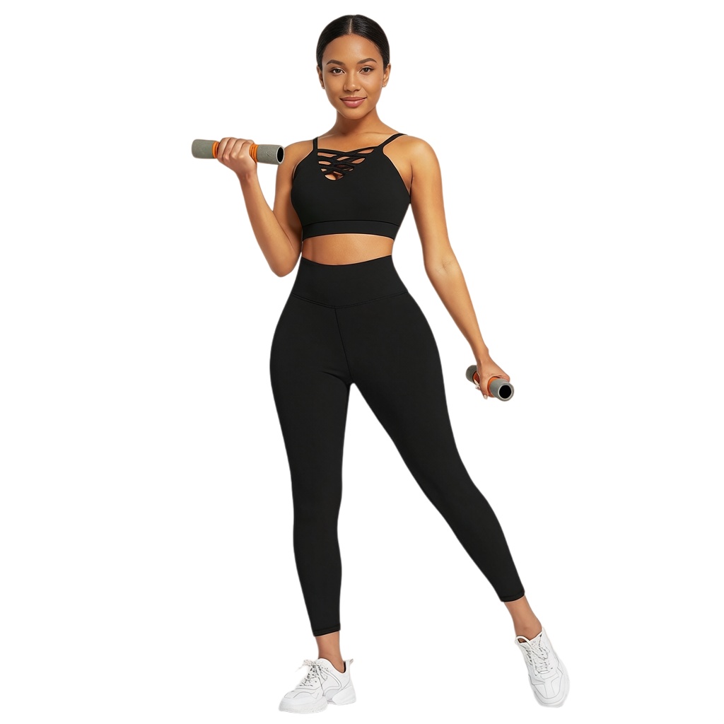 Yoga And Fitness - 3-delige dames yoga fitness set -