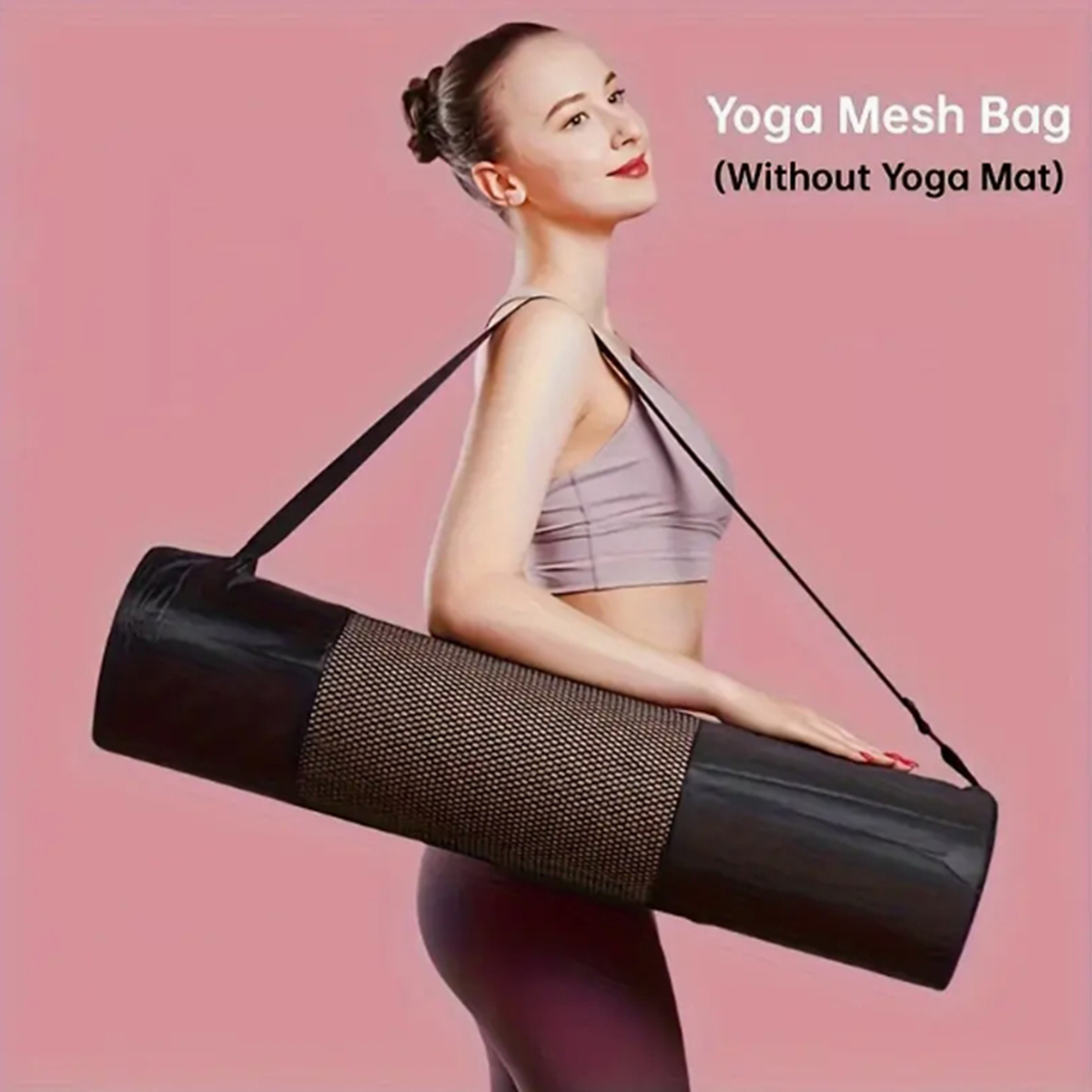 Yoga And Fitness - 1 ademende mesh tas voor opbergen