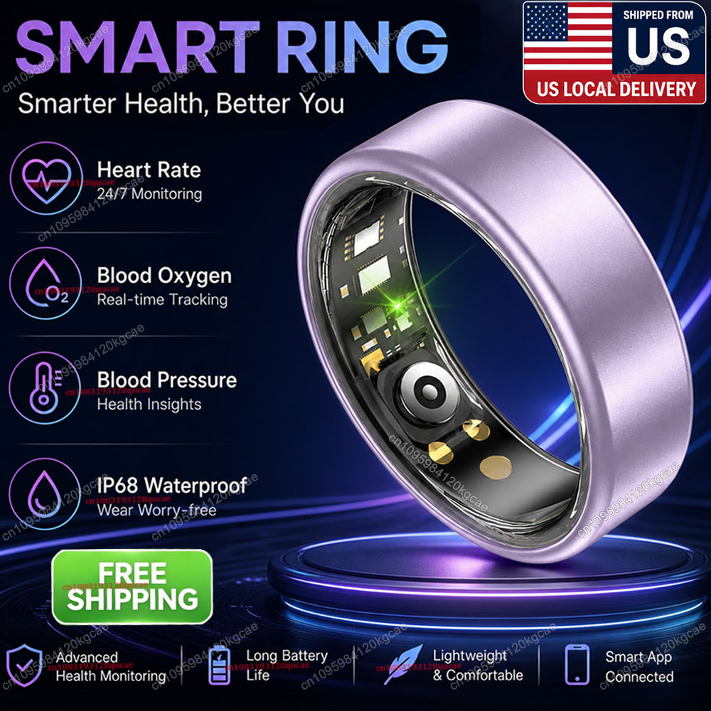 Gymnastics Rings - Slimme Ring Hartslag Bloedzuurstof Slaap Tracker