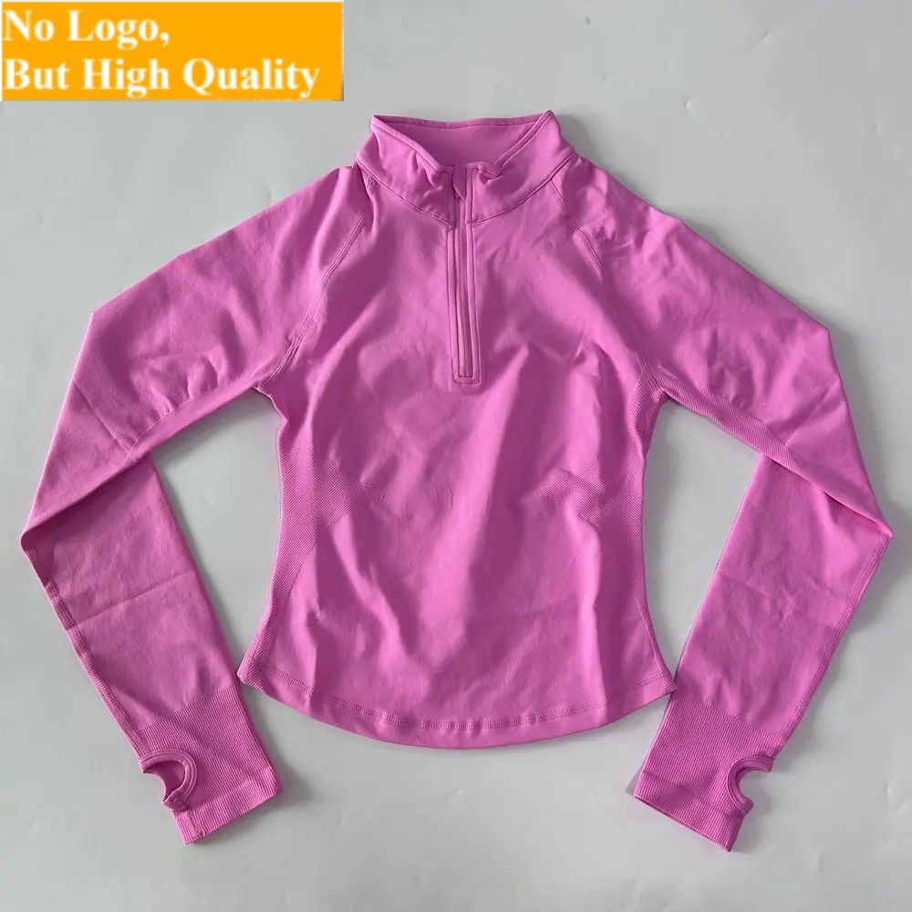 Yoga And Fitness - Geen logo yoga-jas met halfritsshirt Dames