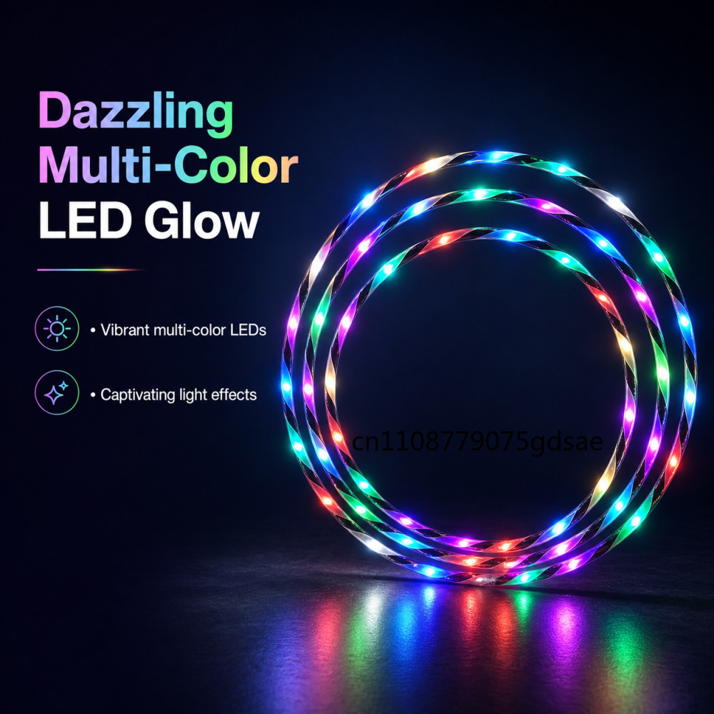 60-90cm LED Glow Sport Hoop vo - Gymnastics Rings recensie en prijs
