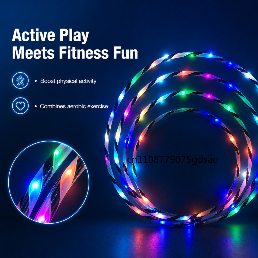 60-90cm LED Glow Sport Hoop vo - Gymnastics Rings recensie en prijs