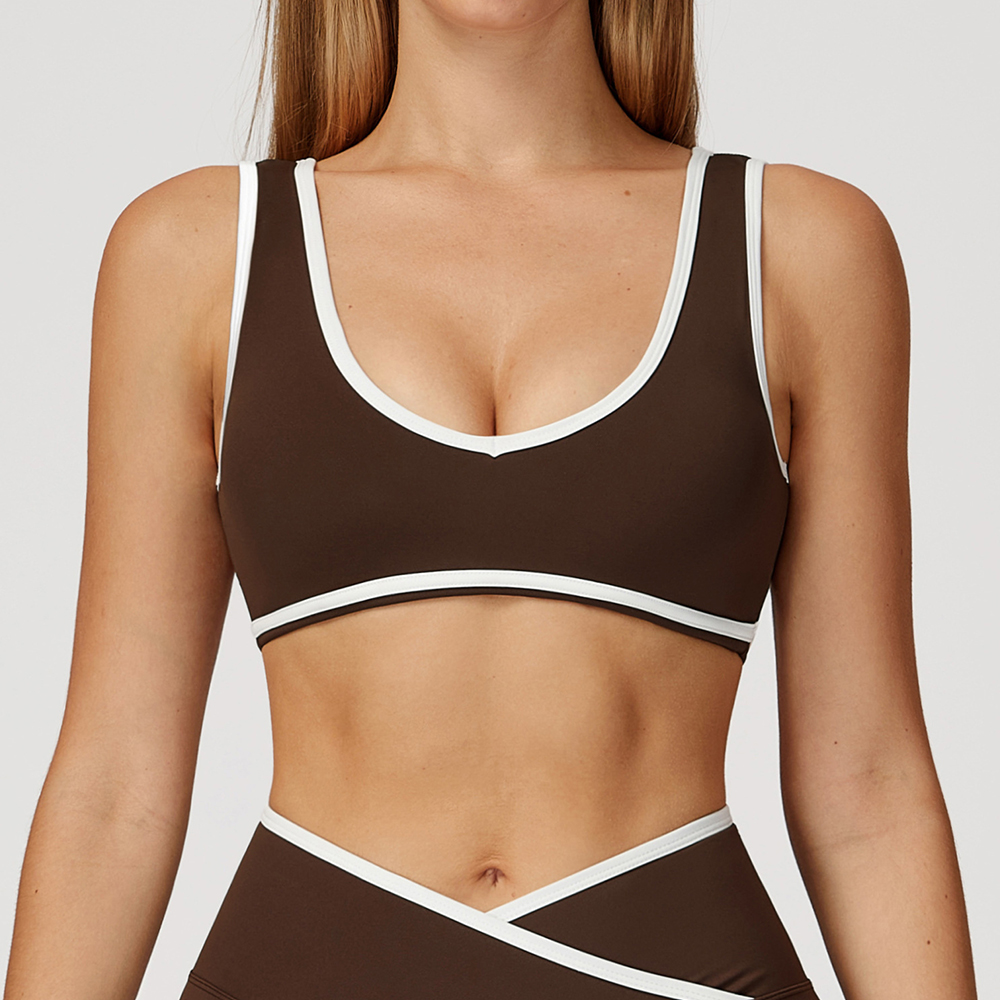 V-hals sportbeha dames top pus - Yoga Và Fitness recensie en prijs